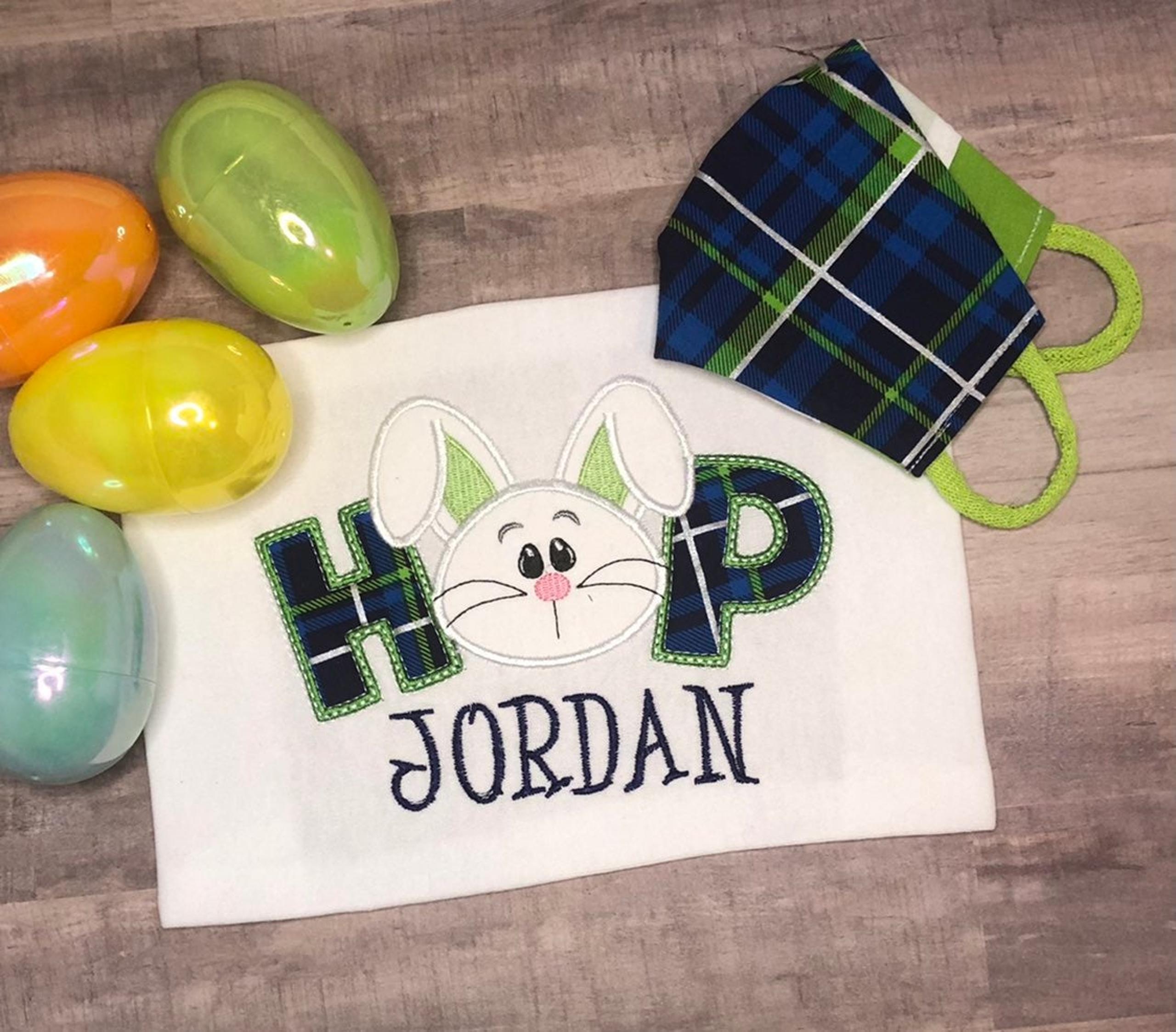 Boys Personalized Easter Tshirt Matching