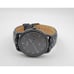 Seiko 5H23-626A Black SS Grid Dial Roman Numeral Day/Date Vintage Watch New Batt