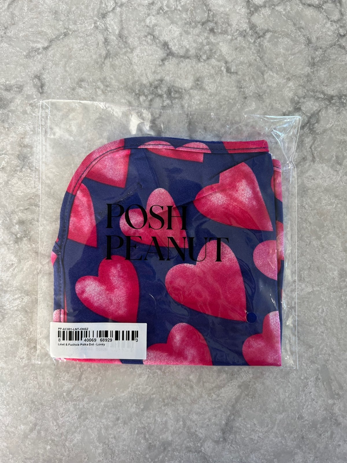 Posh Peanut Linet & Fuchsia Polka Dot Lovey