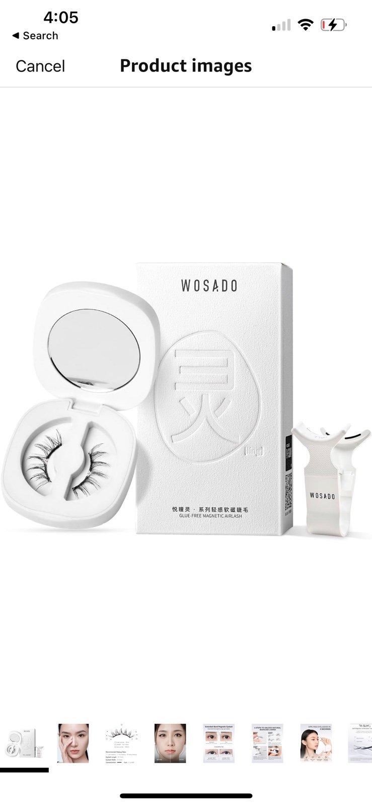 Wosado magnetic eyelashes kit
