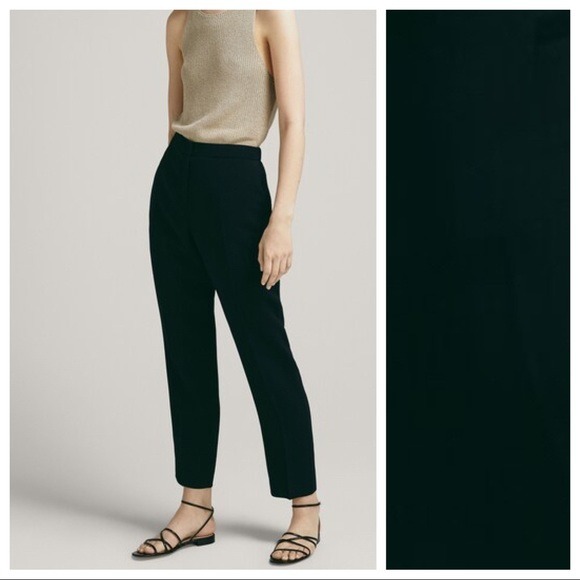 NWT. Massimo Dutti Navy Blue Pants/Trousers Size 10.