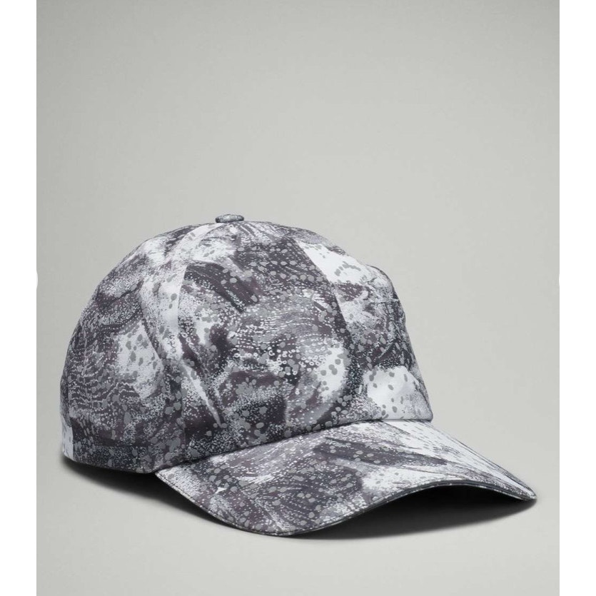 Lululemon Womens Fast and Free Running Hat Take Flight Grey Silver Reflective