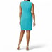 Black Halo Faux Wrap Structured Asymmetrical Sleeveless Nora Dress Women's S