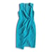 Black Halo Faux Wrap Structured Asymmetrical Sleeveless Nora Dress Women's S