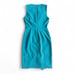 Black Halo Faux Wrap Structured Asymmetrical Sleeveless Nora Dress Women's S