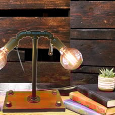 Lamp T Time Lamp Edison Pipe Vintage Desk Table Light