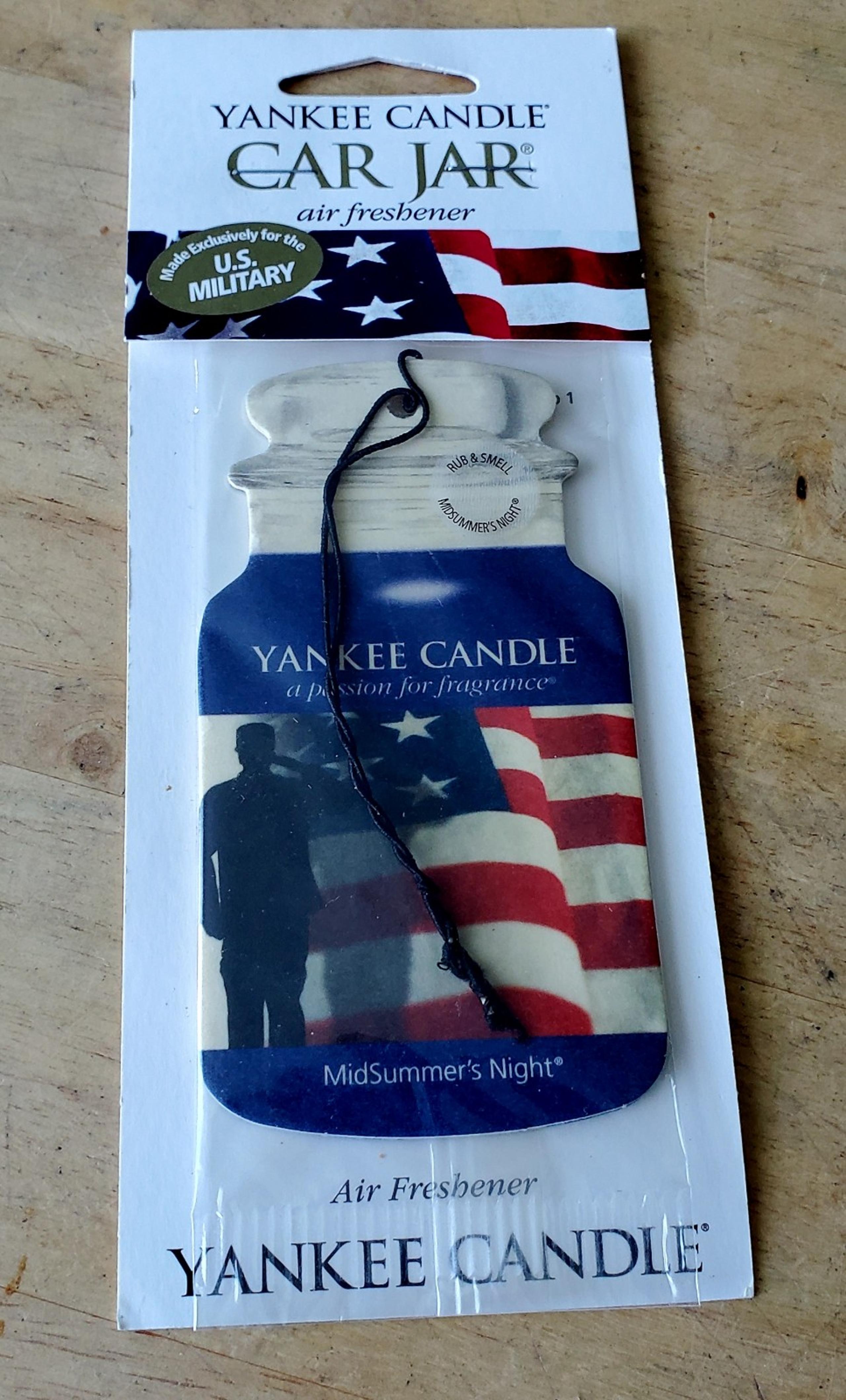 Yankee Candle Midsummer Night Vehicle Freshener Military Edition Soldier USA