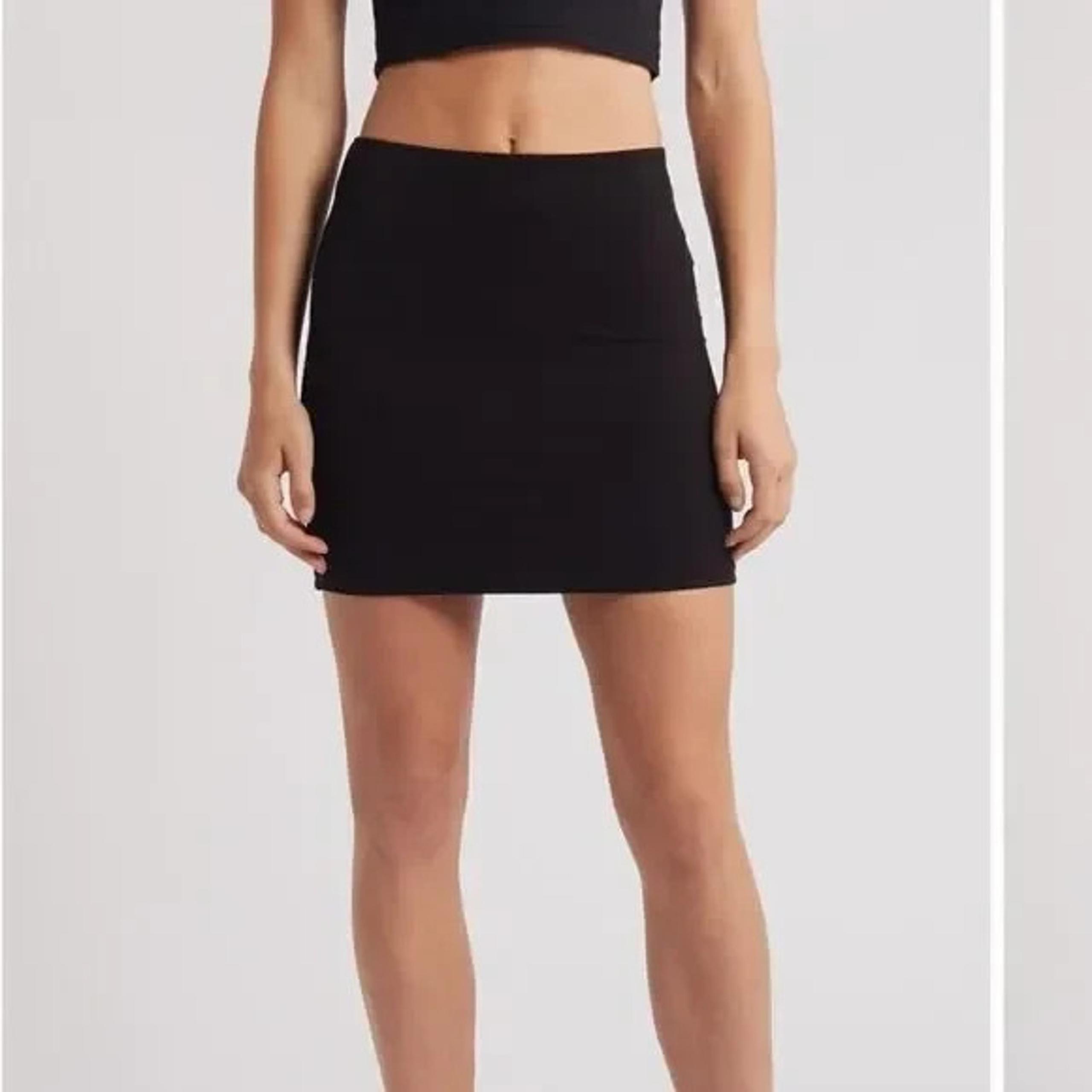 Naked Wardrobe NWT Oh So Pencil Mini Skirt Black Size S