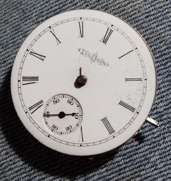 Vintage Illinois Watch Co. Pocket watch from 1890