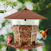 Bird Feeders for Outdoors Hanging Bird Feeder Wild Bird Seed, Brown