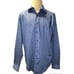 Van Heusen Men's Night Blue Dress Shirt 16-16.5 L 36-37, Long Sleeve Collared