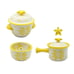 New Temp-tations by Tara Mini Quick Cookers, Set-of-3 Old World Yellow With Lids