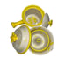New Temp-tations by Tara Mini Quick Cookers, Set-of-3 Old World Yellow With Lids