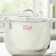 Princess House olla 15qt tri-ply acero inoxidable