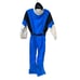 NILS Ski Suit Women 10 Blue White Full Body Gorpcore Winter Outdoor 90s Vintage