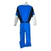 NILS Ski Suit Women 10 Blue White Full Body Gorpcore Winter Outdoor 90s Vintage