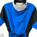 NILS Ski Suit Women 10 Blue White Full Body Gorpcore Winter Outdoor 90s Vintage