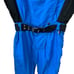 NILS Ski Suit Women 10 Blue White Full Body Gorpcore Winter Outdoor 90s Vintage