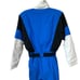 NILS Ski Suit Women 10 Blue White Full Body Gorpcore Winter Outdoor 90s Vintage
