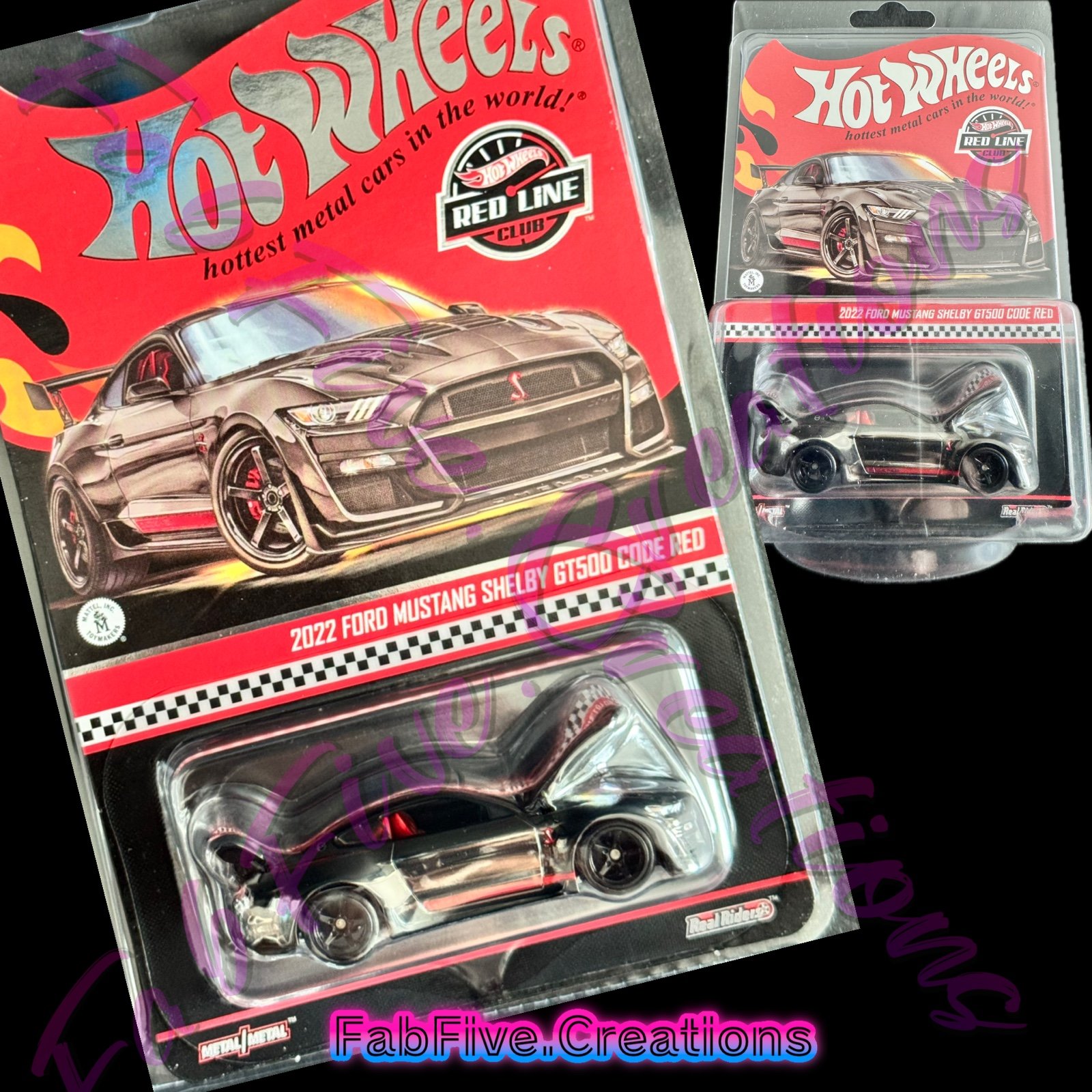 Hot Wheels Collectors RLC Exclusive 2022 Ford Mustang Shelby GT500 Code Red