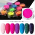 12 colors sugar nail art glitter powder