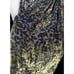 Vintage Fairycore Green Leaf Double Sided Velvet Burnout Scarf