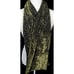 Vintage Fairycore Green Leaf Double Sided Velvet Burnout Scarf