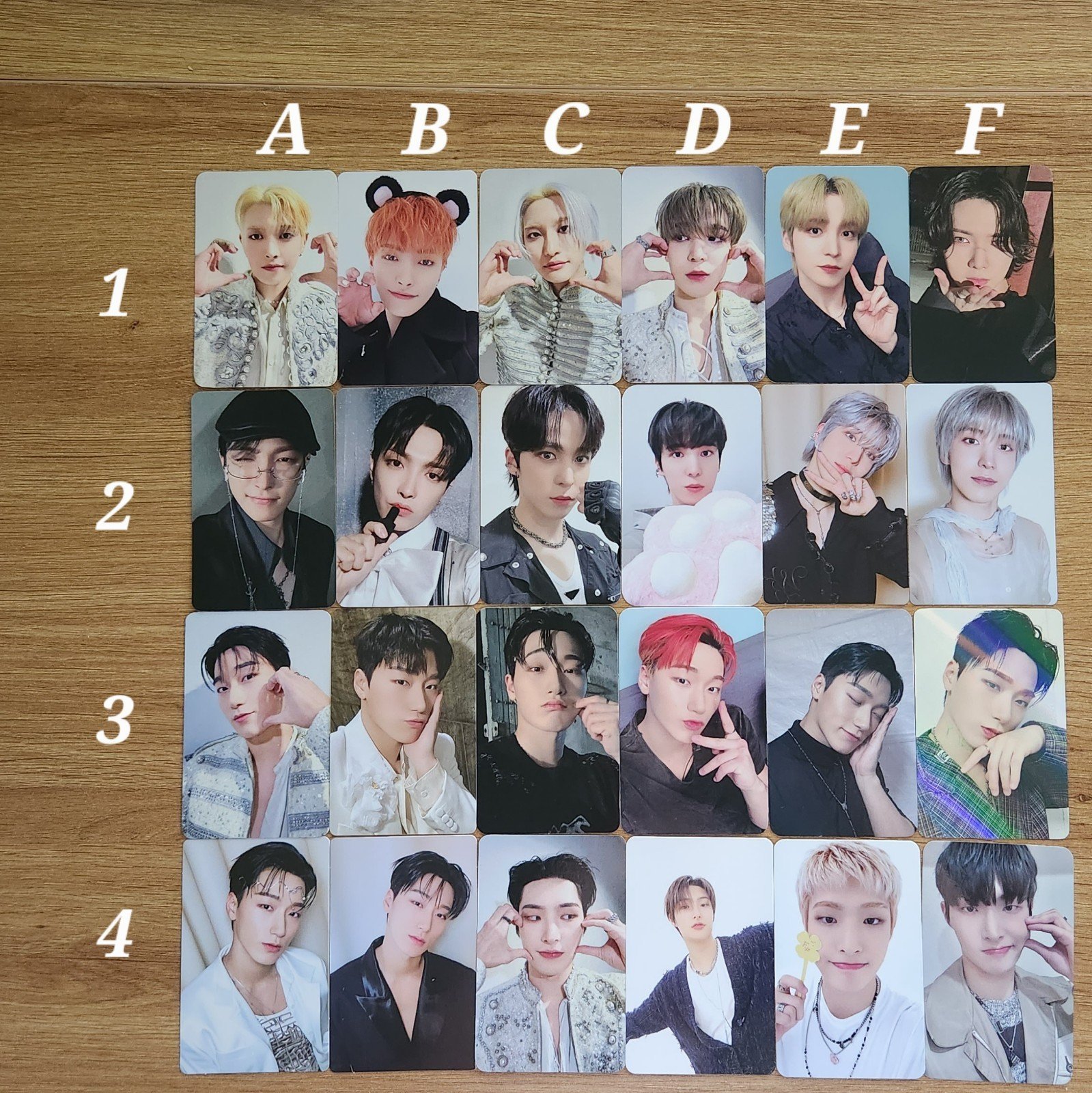 Official ATEEZ photocards