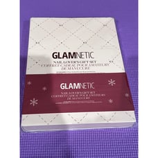 112 Glamnetic Nail Lover's Gift Set 6 press-on nails & 1 brush-on nail glue NEW