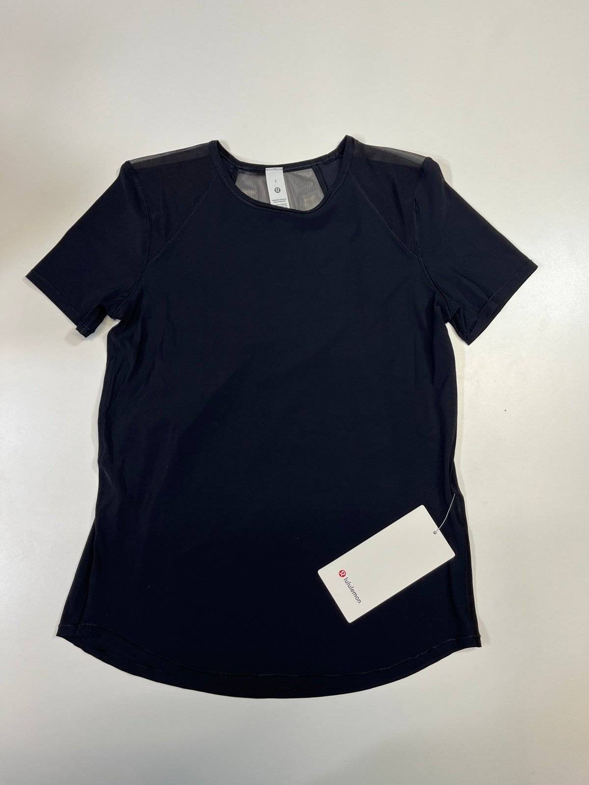 NWT Lululemon Sculpt Short Sleeve Women’s Size 2 Color: Black