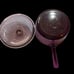 Corning Visions 2.5L Cranberry Glass Pan & Lid Non Stick Vintage Pyrex Cookware