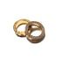 Gold vintage cross hip-hop ring