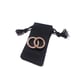 Gold vintage cross hip-hop ring