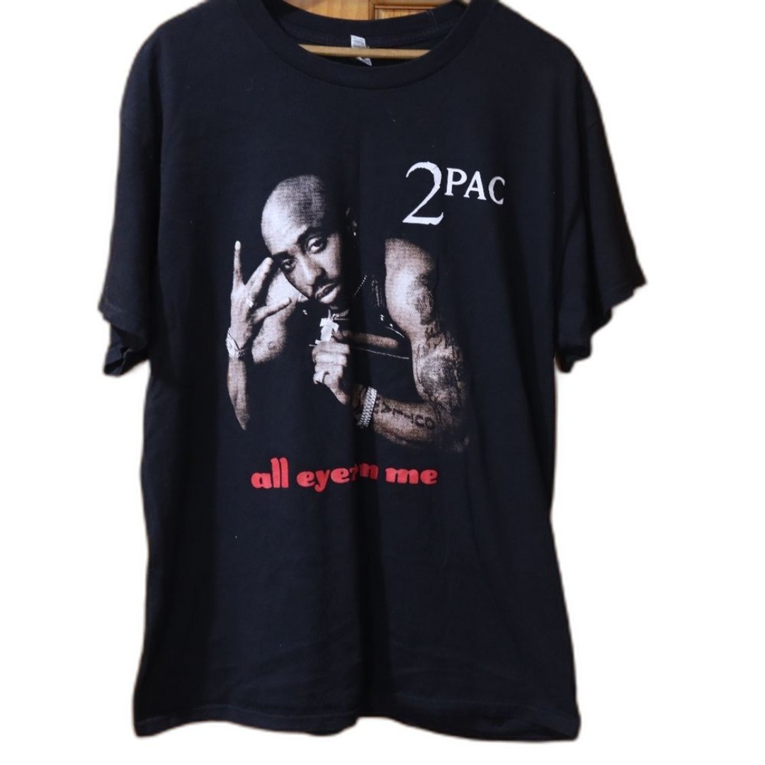Alstyle Heavyweight 2 Pac Music Rap Hip Hop Band Tshirt LG All Eyes on Me