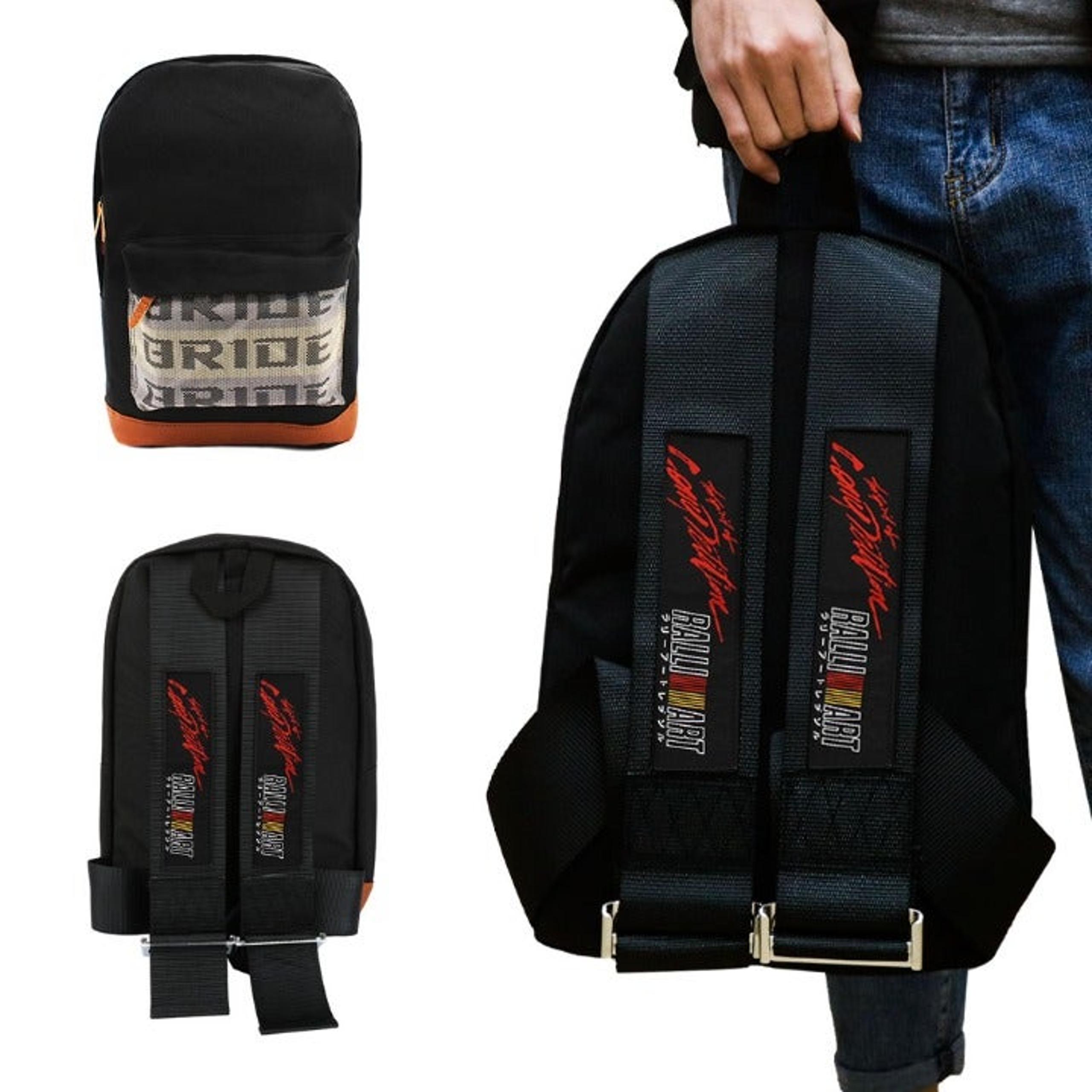 BRAND NEW RALLIART BLACK BACKPACK BRIDE