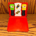1987 Tomy Spinjas Orange Arena Complete With 2 Launchers And 2 Figures