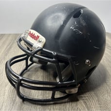 Riddell Victor Youth Sz XXS/XS Model 2016 Football Helmet Black w/ Black Mask