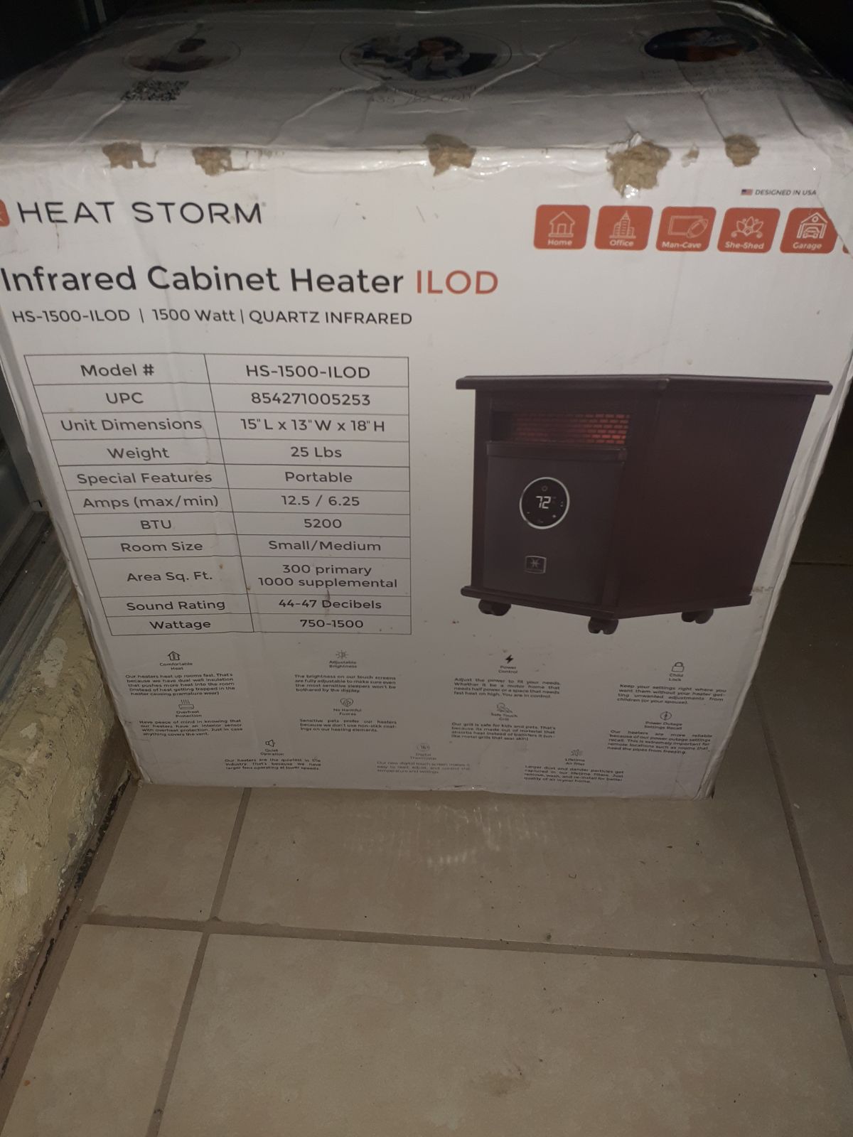 Infrared Cabinent high quality Heater ILOD