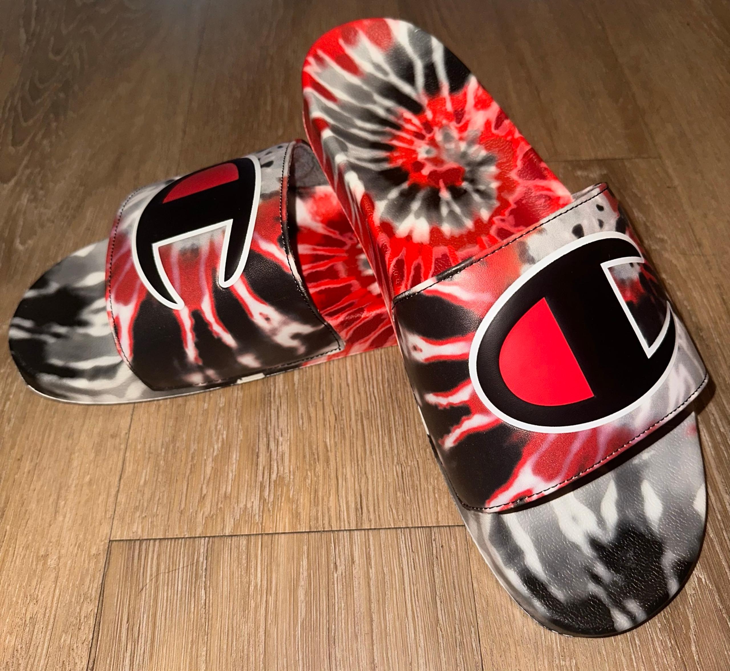 Champion Tie-Dye Slide Sandals- Men’s 12