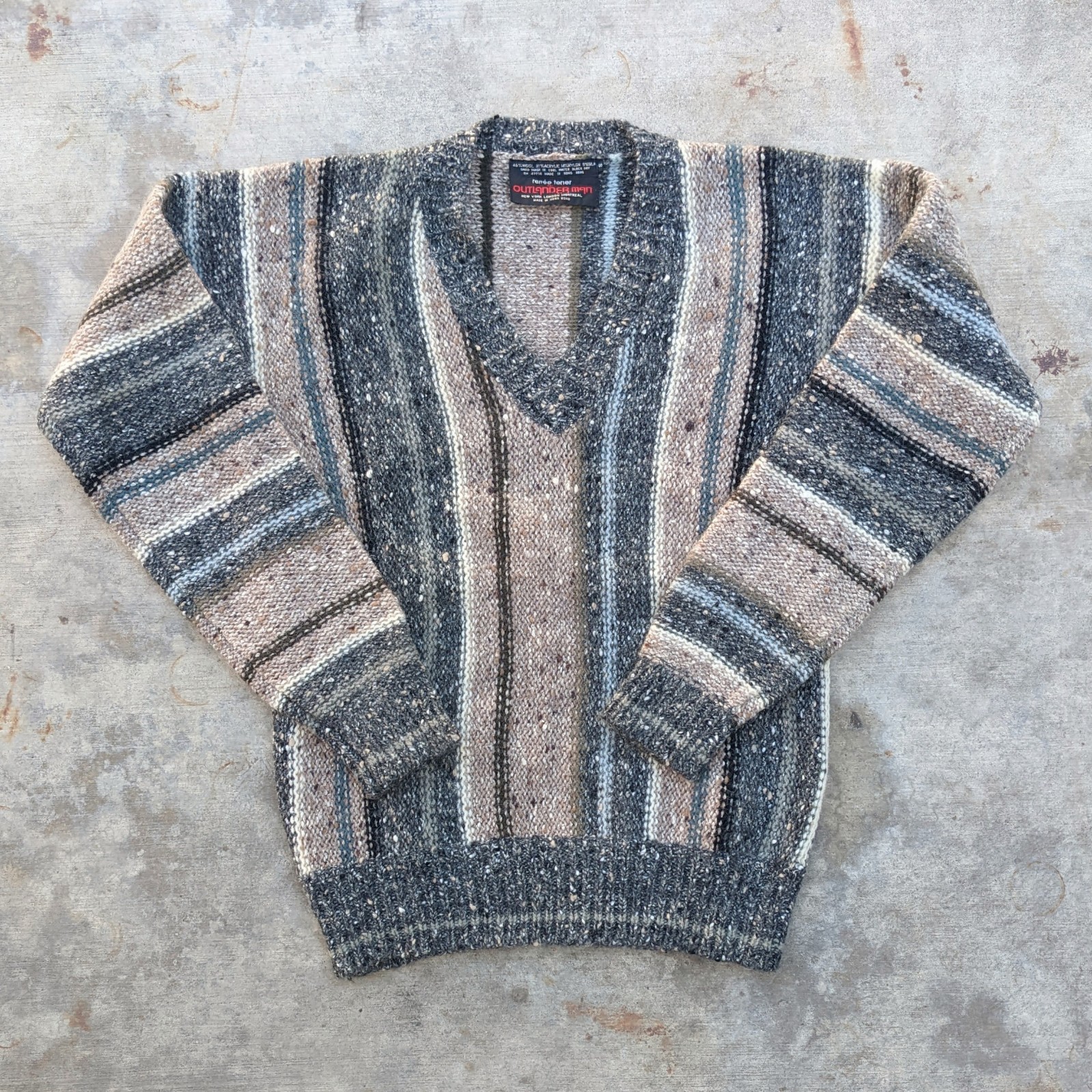 Vintage Reneé Tener for Outlander Man striped sweater - SIZE S