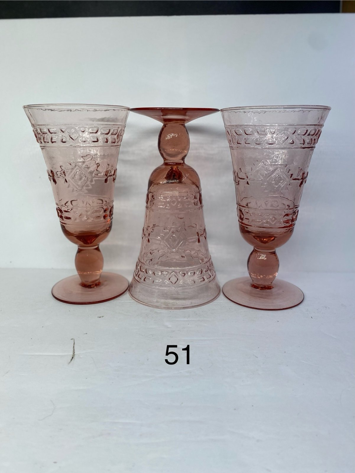 Set of (3) Vintage Mikasa Studio Nova Adirondack Aztec Southwestern Pink Water G