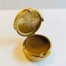 1990 Estee Lauder Golden Hatbox Solid Perfume Compact