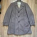 Vintage Adams Row Mens Wool Blend Trench Coat Overcoat Size 42L Single Breasted