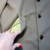 Vintage Adams Row Mens Wool Blend Trench Coat Overcoat Size 42L Single Breasted