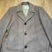 Vintage Adams Row Mens Wool Blend Trench Coat Overcoat Size 42L Single Breasted