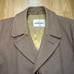 Vintage Adams Row Mens Wool Blend Trench Coat Overcoat Size 42L Single Breasted