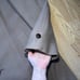 Vintage Adams Row Mens Wool Blend Trench Coat Overcoat Size 42L Single Breasted