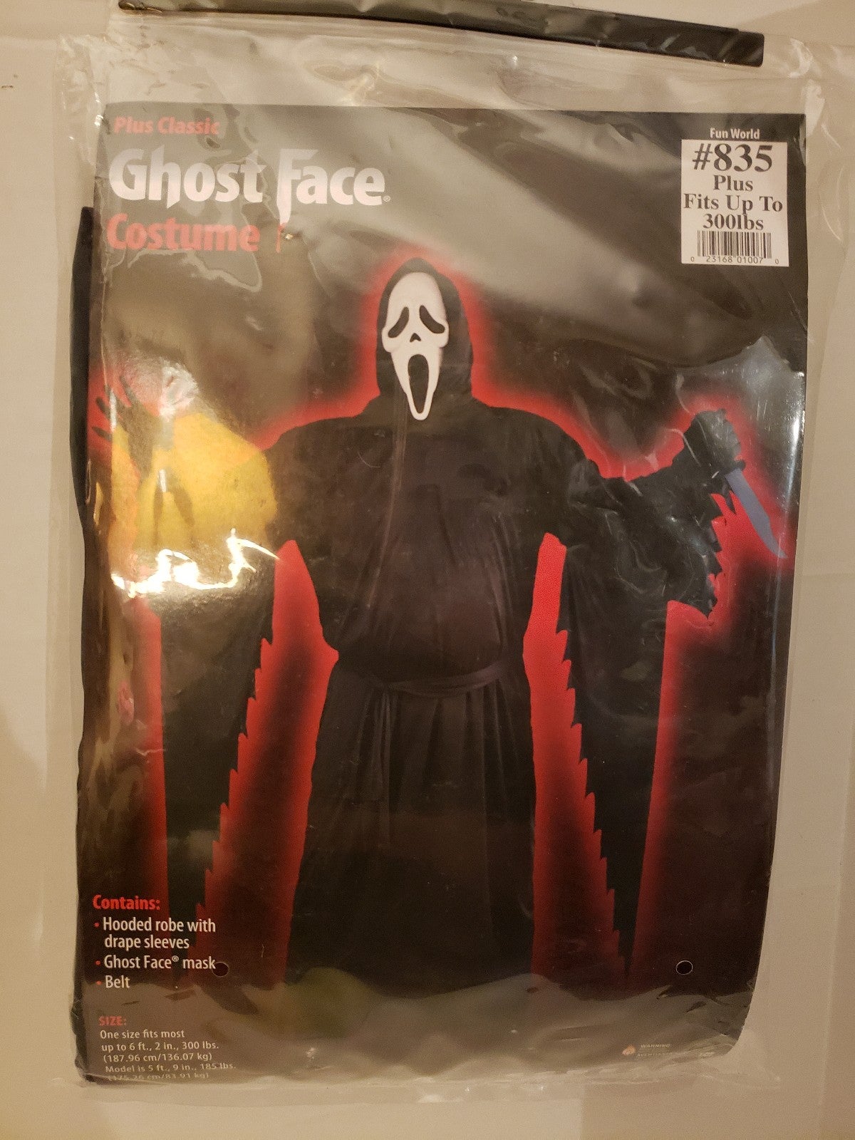 Ghost Face Plus Classic #835 Costume Scream