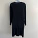 Eileen Fisher Black Viscose Jersey Knit Dress With Pockets Size S