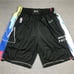 NWT Nets new black city version shorts sz S